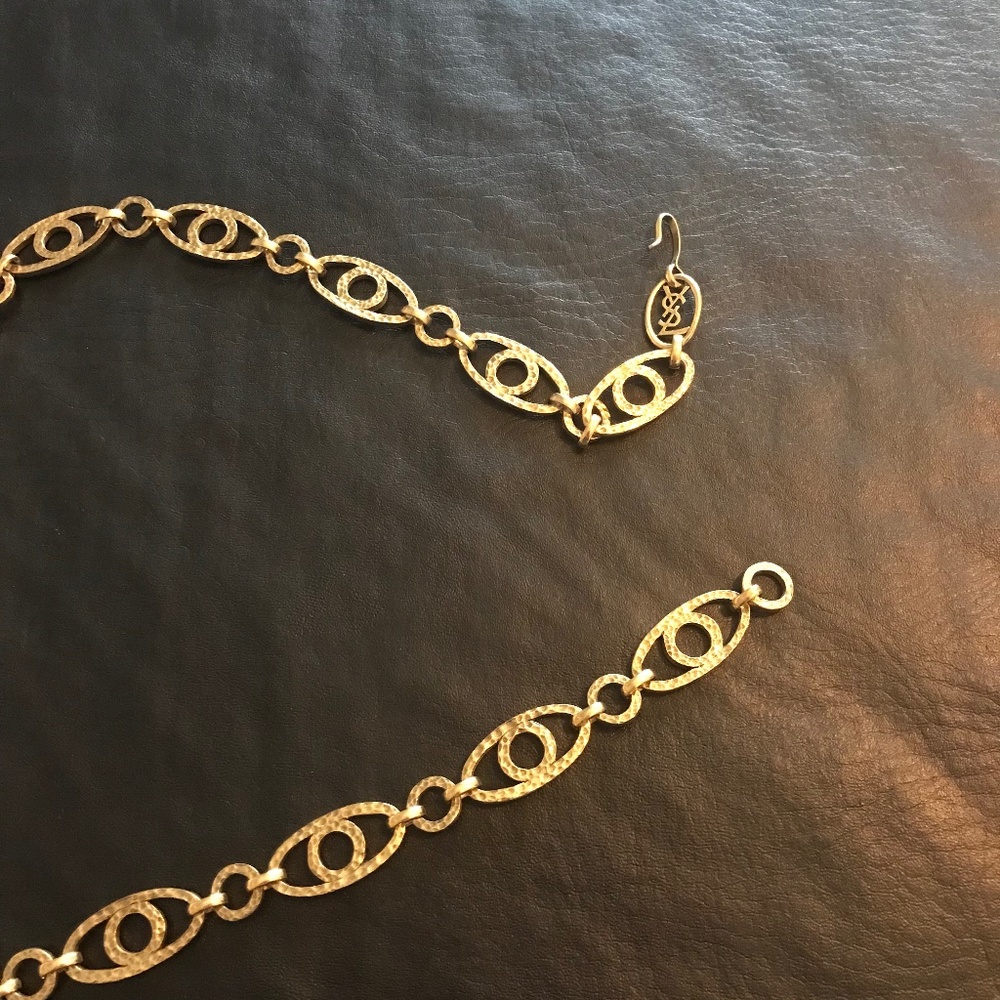 Yves Saint Laurent chain belt